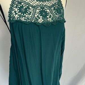 Maurices Green Embellished Sleeveless Camisole